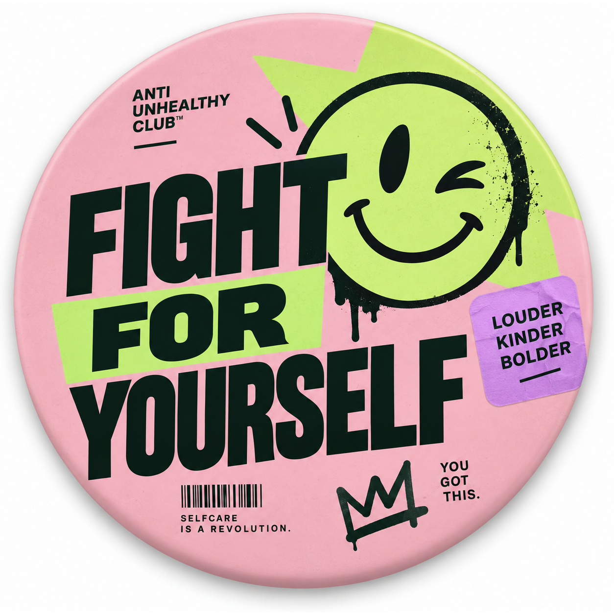 Fight For Yourself Button